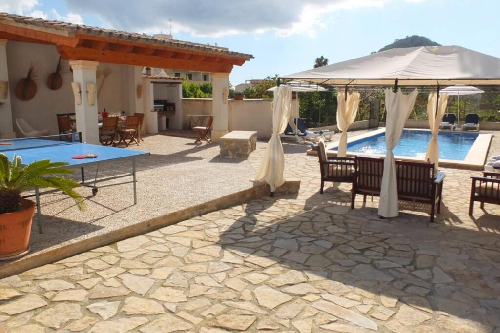 Villa Maria, Bonita Casa Con Jardin Y Piscina Privada En Andraitx Dış mekan fotoğraf